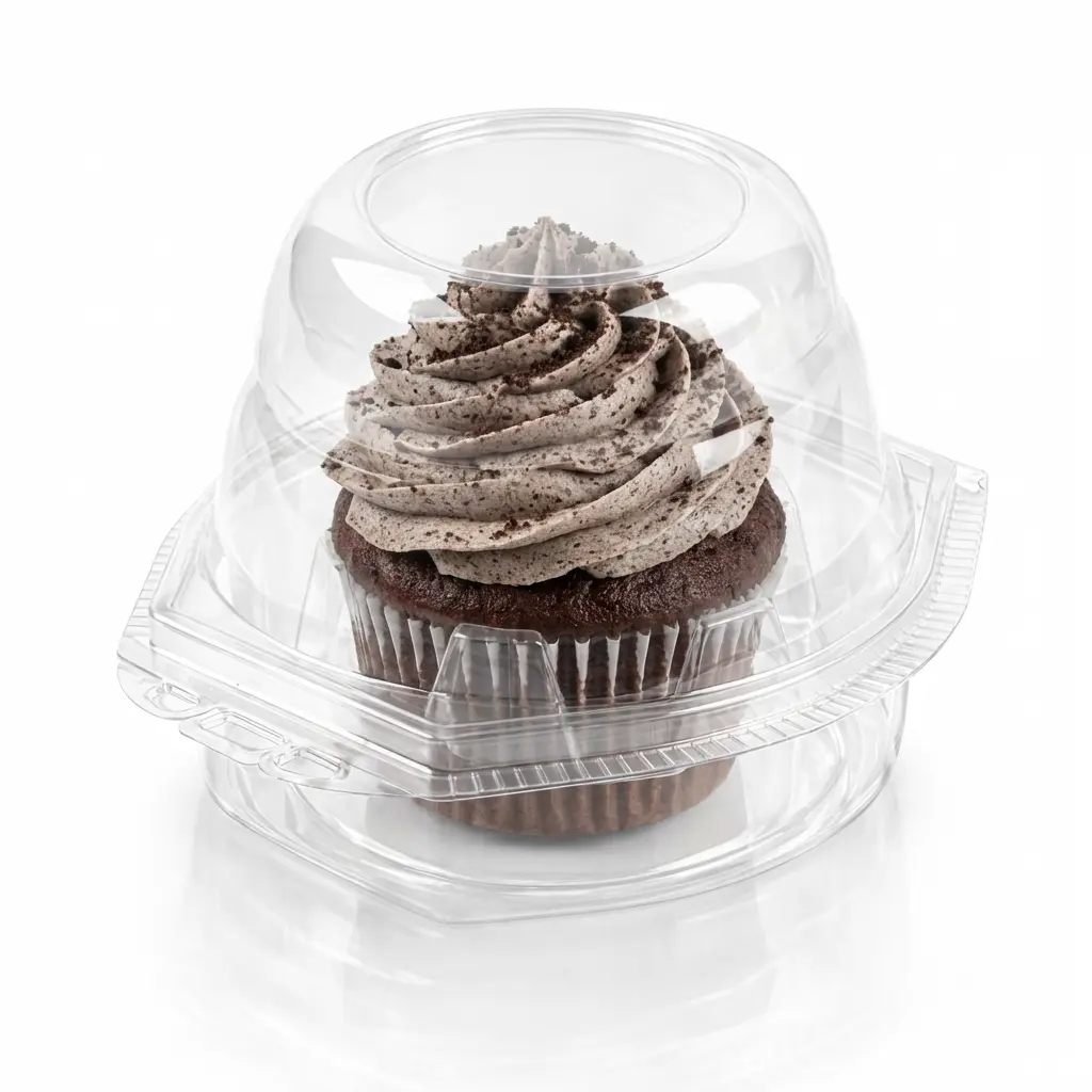 1-Count Cupcake Container with Oreo Cream Cupcake