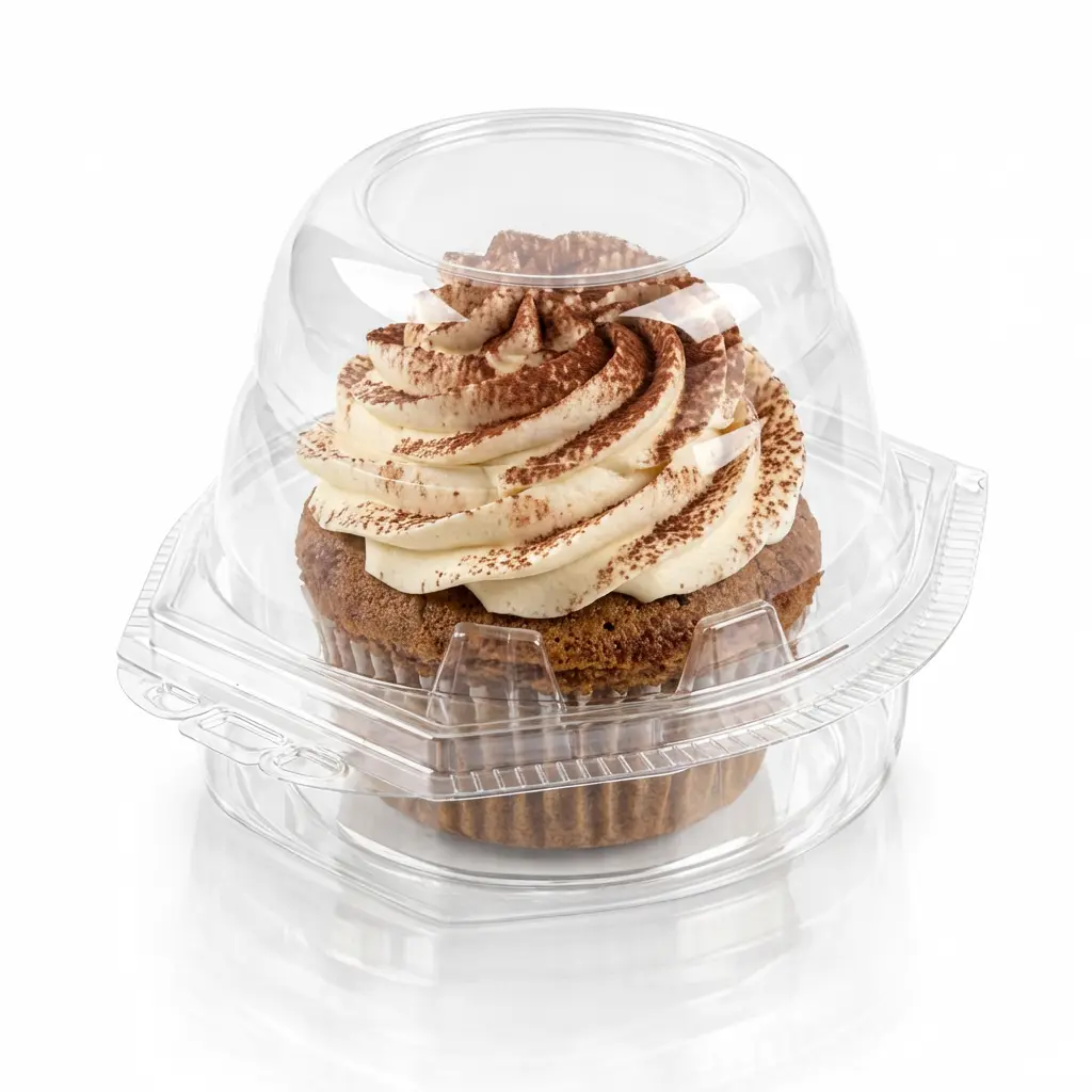 1-Count Cupcake Container with Tiramisu Cupcake