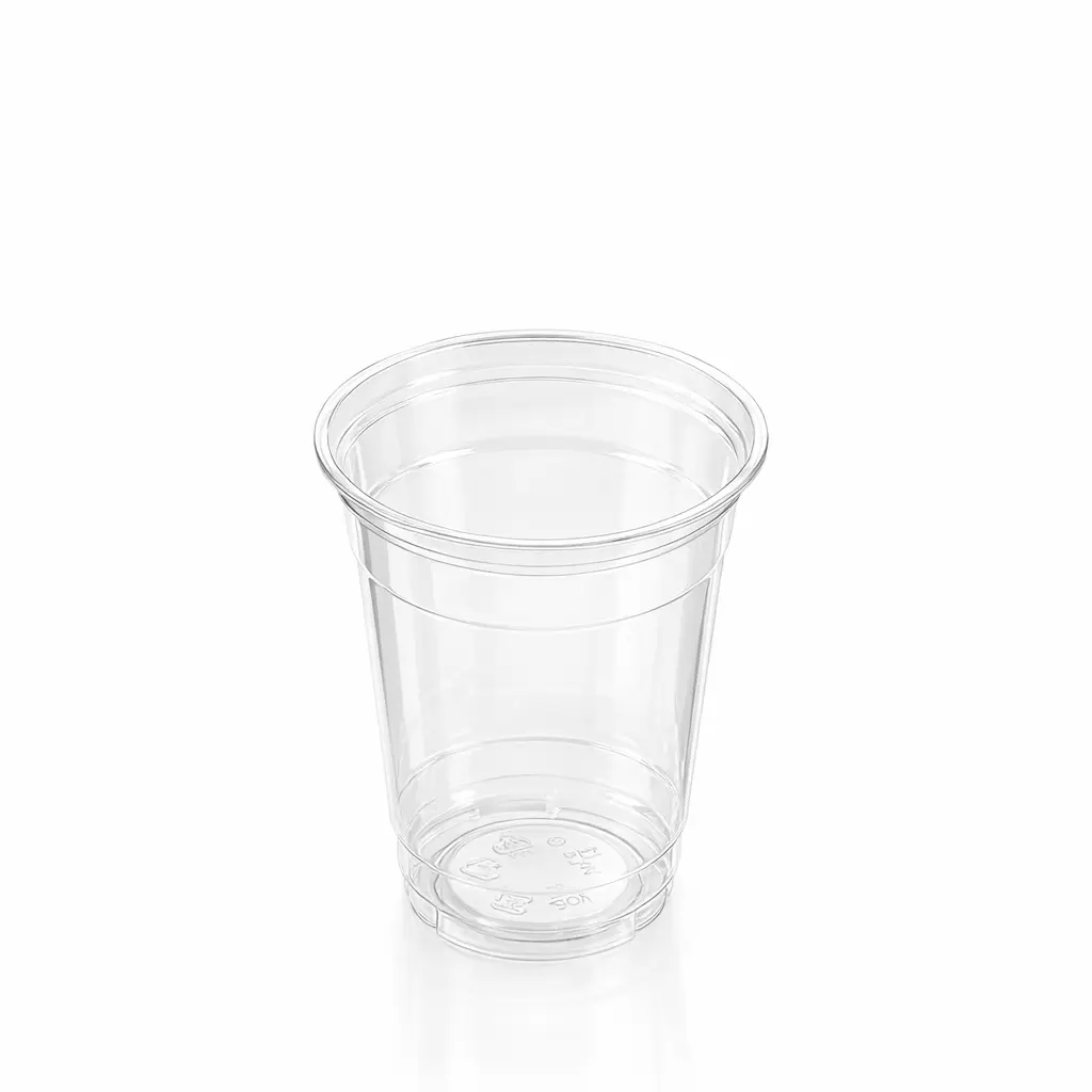 12oz-clear-pet-plastic-cup 12oz clear PET plastic cup with transparent rim for cold drinks and desserts