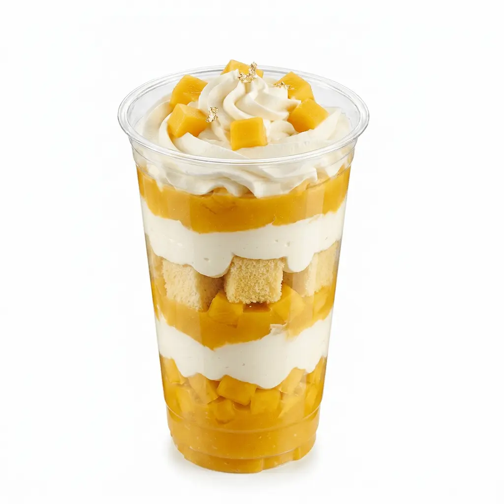 90mm-20oz-600ml-clear-pet-rpet-cold-cup-mango-cream-cake 90mm 20oz 600ml clear PET/RPET cold cup for mango cream cake cup and fruit dessert packaging