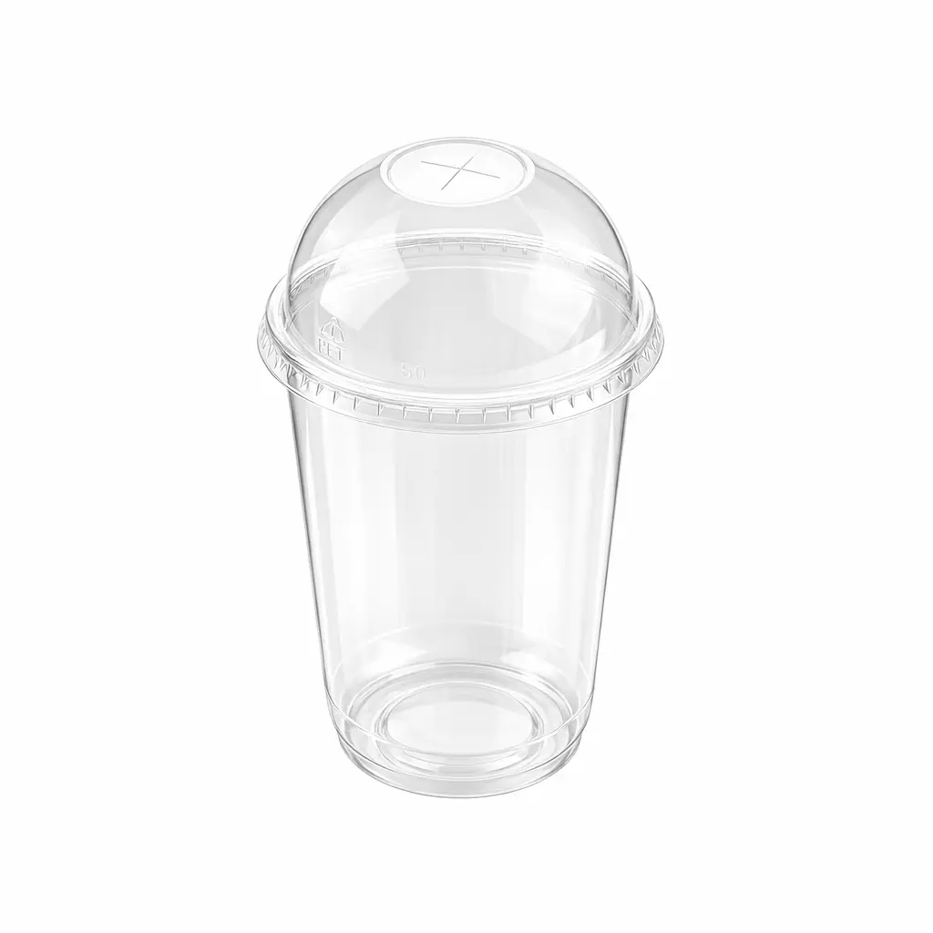 90mm-clear-pet-rpet-dome-lid-raised-top-space 90mm clear PET/RPET dome lid with raised top space for whipped cream and fruit toppings