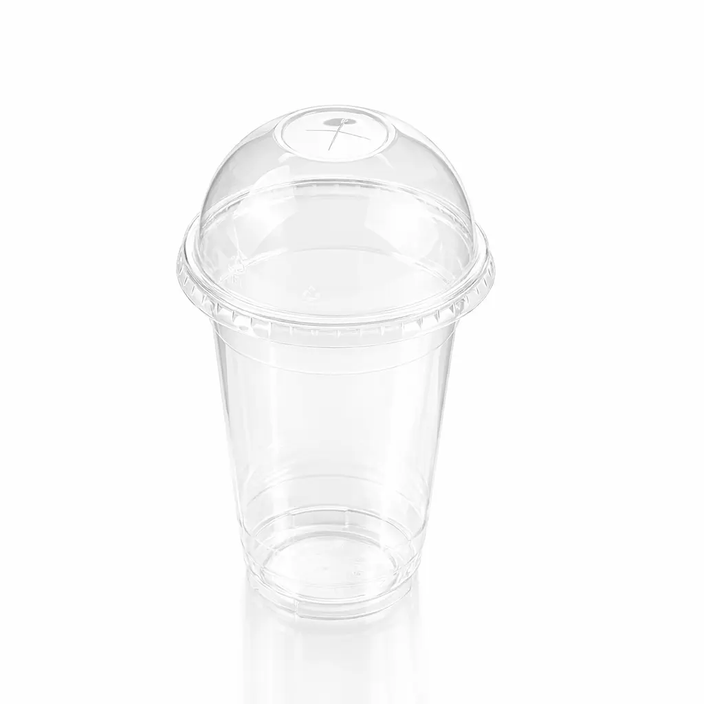 90mm-clear-pet-rpet-dome-lid-smoothie-cup-lid 90mm clear PET/RPET dome lid for smoothies, milkshakes, fruit tea, and cold beverage cups