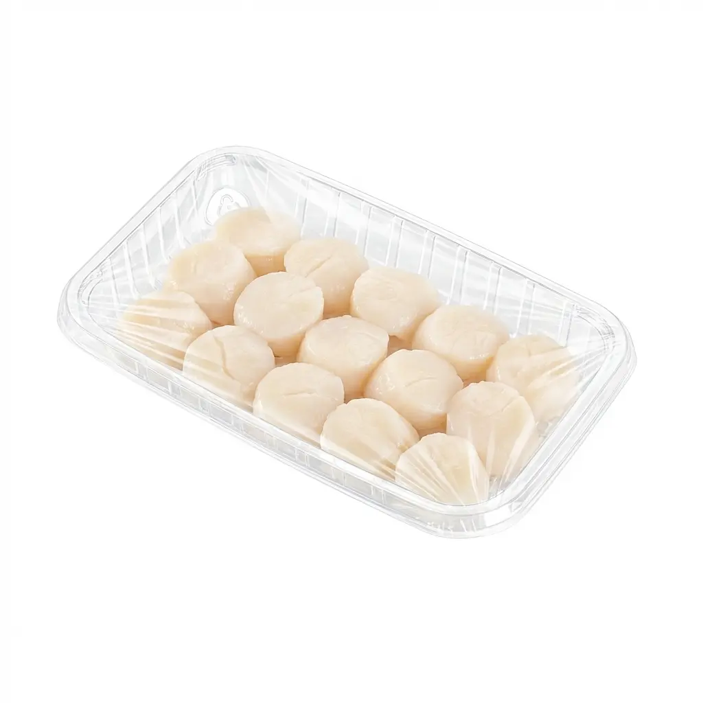 Clear PET Tray for Scallop Packaging