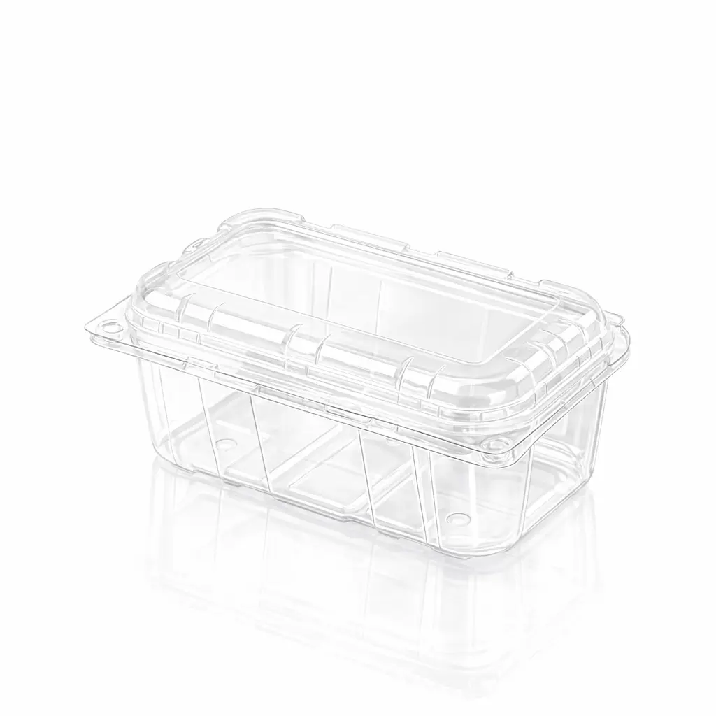 Empty 1LB Flip-Top Agricultural Container