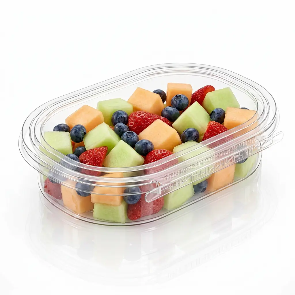 single-compartment-tamper-evident-container-melon-berry-fruit Single compartment tamper evident container for mixed melon and berry fruit