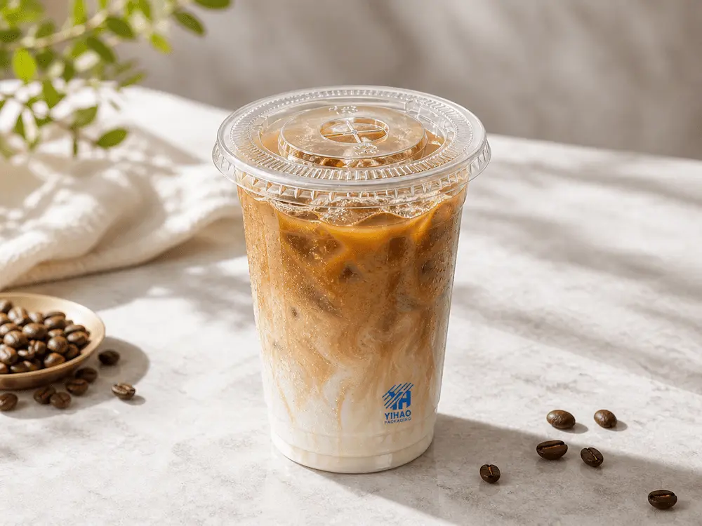 Clear PET Cups: Buyer Guide for Food Packaging Teams 5 Clear PET cup for iced coffee, cold brew, and café takeaway packaging