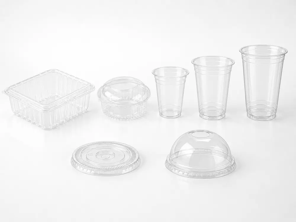 Complete Guide to Food Packaging Budget Planning for Samples, Trial Orders, and Wholesale Supply 3 Clear PET food packaging range with clamshell containers, salad bowls, cold cups, and lids