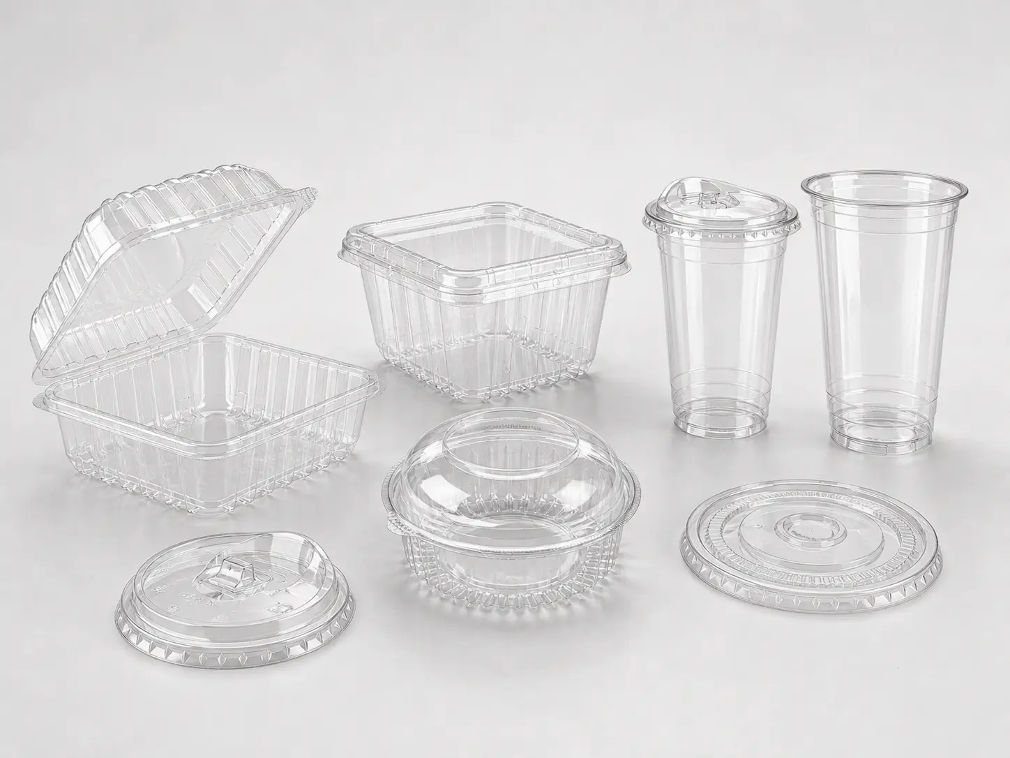 Complete Guide to Food Packaging Budget Planning for Samples, Trial Orders, and Wholesale Supply 4 Clear PET sample packaging set for food packaging budget testing