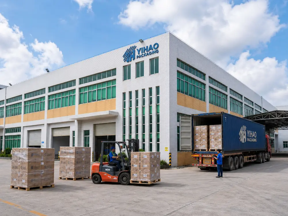 PP Cups with Lids FAQ: Materials, Sizes, Uses, and Ordering Questions 8 PP cups with lids manufacturer factory showing carton pallets, container loading, and export shipping capability