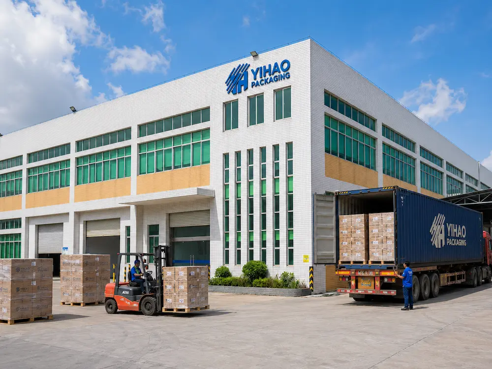 Raspberry Packaging Containers vs Alternative Packaging: How Buyers Should Choose 8 YIHAO packaging factory loading wholesale cartons for berry packaging container shipments