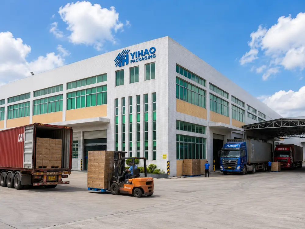 Farm Packaging Containers vs Alternative Packaging: How Buyers Should Choose 8 YIHAO produce packaging manufacturer factory with export loading and palletized packaging boxes