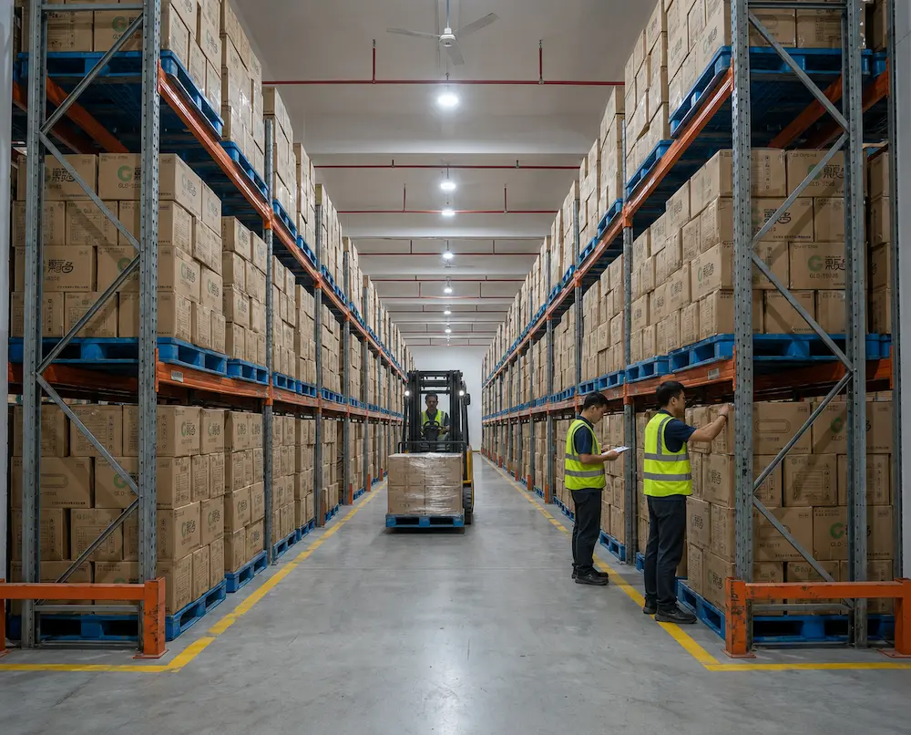 Shelf Life Packaging: Buyer Guide for Food Packaging Teams 7 Organized warehouse inventory for wholesale food packaging cartons and repeat order fulfillment