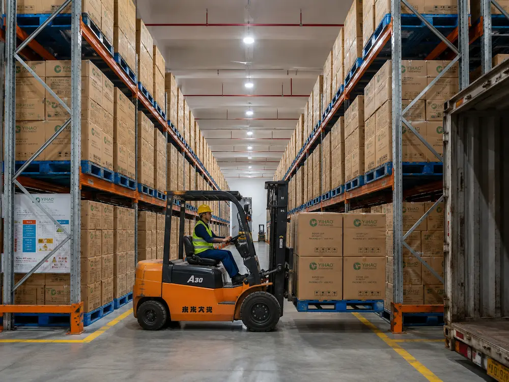 Wholesale carton storage for clear PET grab-and-go fruit packaging
