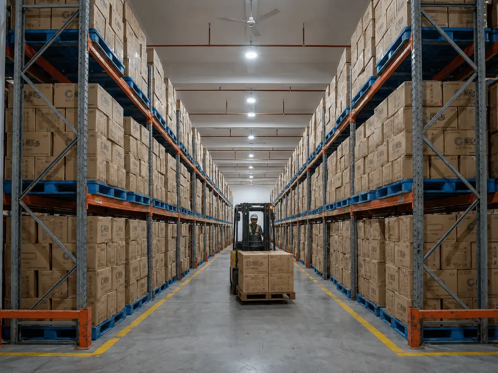 Smoothie, Protein Drink, and Acai Refresher Cups Complete Guide 6 Warehouse storage with cartons for wholesale smoothie cup packaging supply
