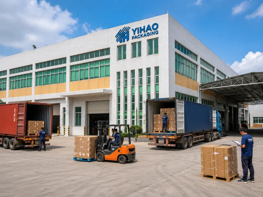 YIHAO factory loading packaging cartons for stable wholesale fresh fruit packaging supply