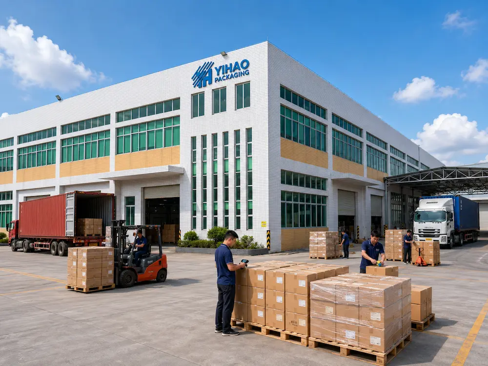 YIHAO factory loading and shipment for wholesale fruit freshness packaging orders