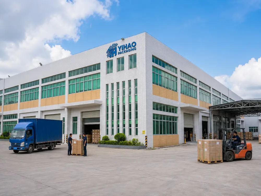 PET Fruit Container Design FAQ: Materials, Sizes, Uses, and Ordering Questions 6 YIHAO factory exterior for PET fruit container manufacturing and wholesale supply