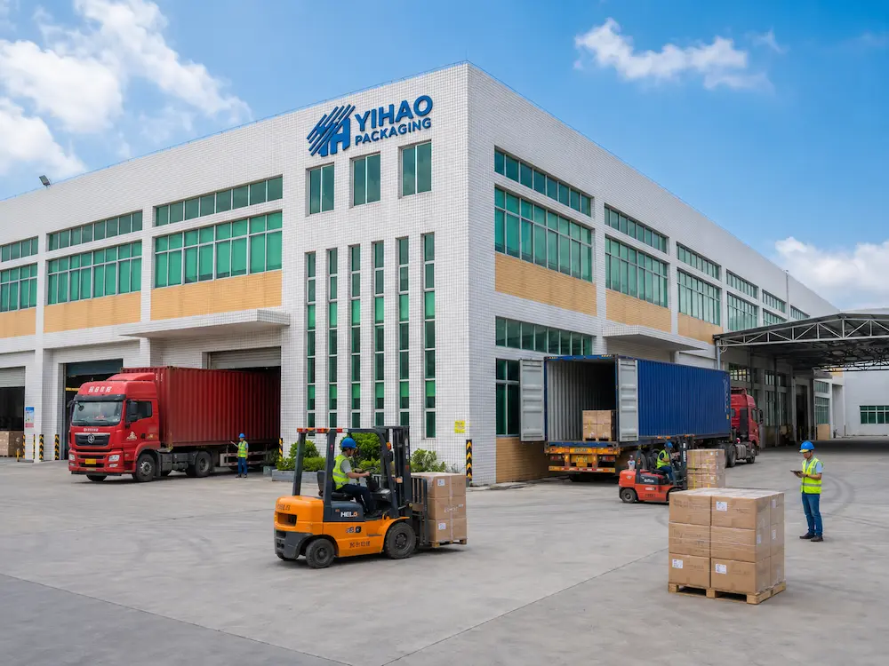 Vented Fruit Clamshells: Buyer Guide for Food Packaging Teams 8 YIHAO factory loading area for wholesale vented fruit clamshell packaging shipments