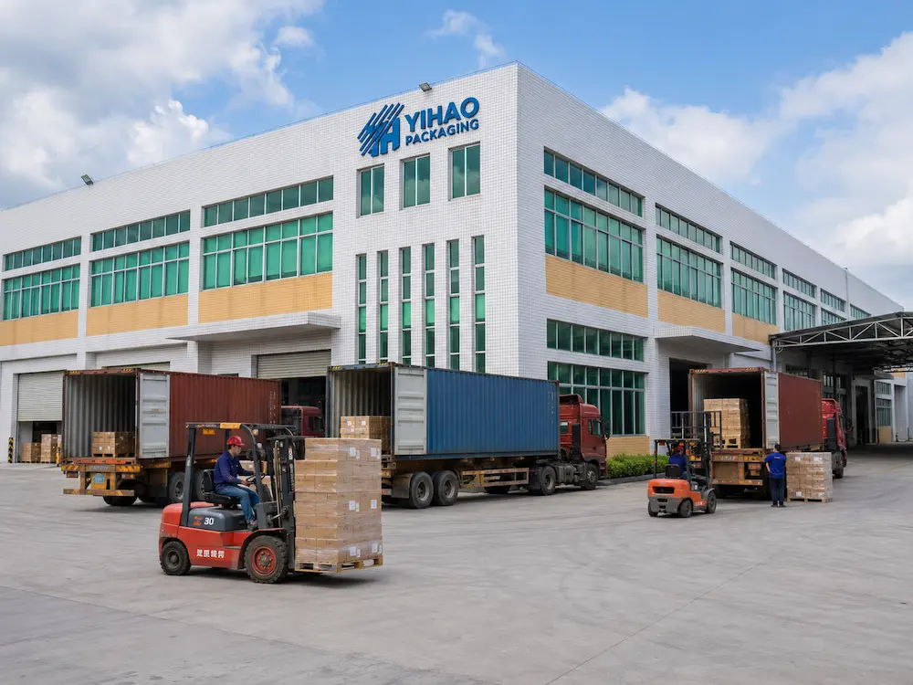 YIHAO packaging factory export loading area for wholesale clear deli container supply