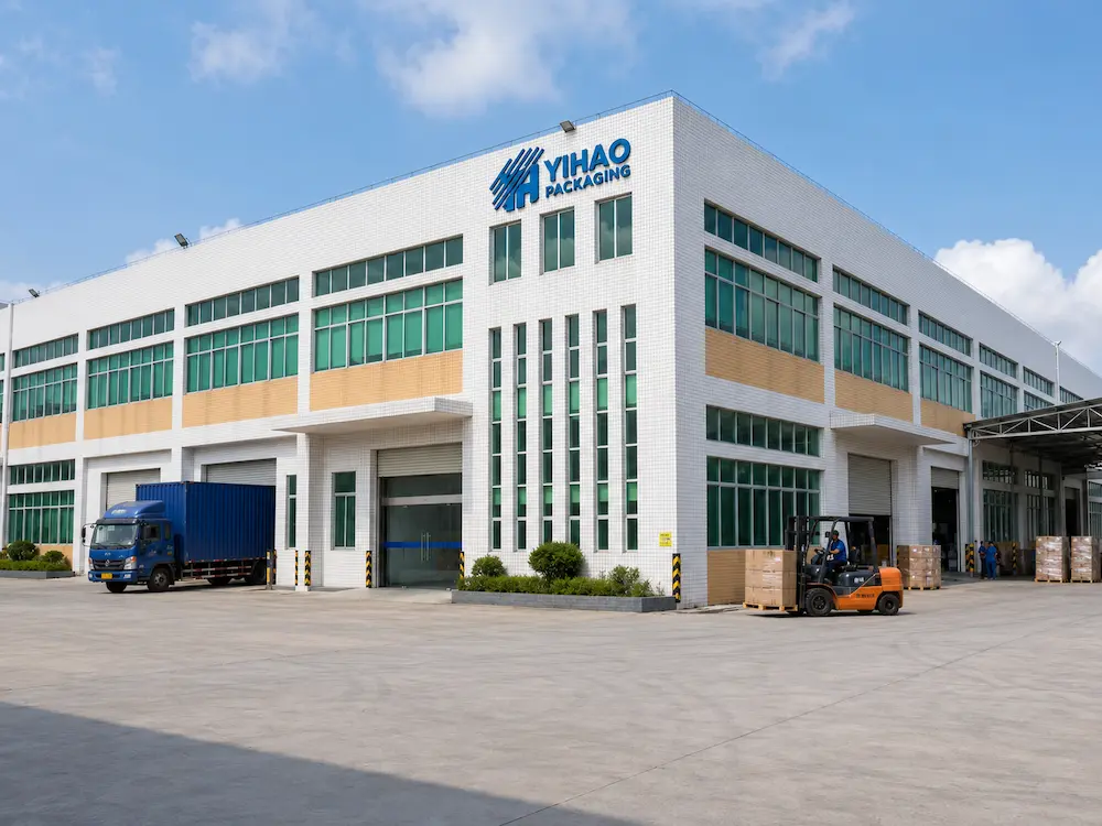 YIHAO food packaging factory exterior for PET and rPET container manufacturing support