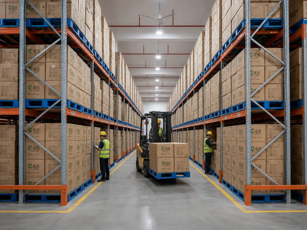 YIHAO packaging warehouse with boxed inventory for wholesale PET food container supply