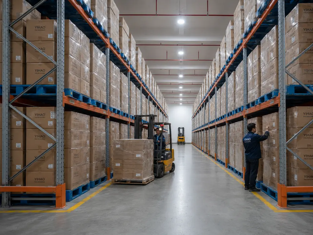 YIHAO warehouse with packed cartons for wholesale PET food packaging container supply