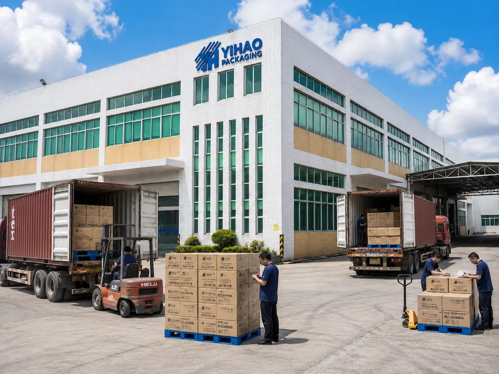 YIHAO factory loading PP food container cartons for wholesale shipment
