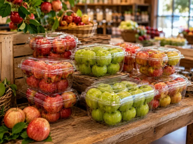 clear-apple-clamshell-containers-for-orchard-and-farm-shop-packaging Clear apple clamshell containers for orchard and farm shop packaging